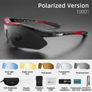 The Aero Sentinel | Polarized Cycling Glasses with 5-Lens Interchange System