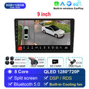 适用于Univers车载收音机的Android 14 双DIN Apple Carplay车载多媒体播放器 GPS Android Auto IPS屏幕 RDS DSP车载音响