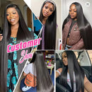 The Aurelia | Bone Straight HD Lace Front Wig in Remy Human Hair