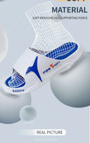 Fashion&Sport Men's Slippers PVC Soft Sole Non-slip Slides Casual Outdoor Beach Flip Flops Home Bathroom Couples Slippers New Sa