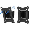 BAAY Universal Wall Mount Stand for 14-26inch LCD LED Screen Height Adjustable Monitor Retractable Wall for VESA Tv-C12