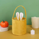 Rabbit Ear Bag With Handle 2025 Easter Bunny Gift Buckets Velvet Bags Wedding Candy Bag Kids Birthday Party Supplies