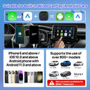CarlinKit Android 13 LED AI Box Wireless CarPlay Wireless Android Auto Smart Car Multimedia Box Qualcomm Chip SD Expand to 512GB