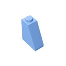 Gobricks 10PCS Bricks Assembles Particles 60481 2x1x265 Degree Slope Bricks Building Blocks Replaceable Parts For Children Gifts