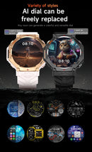 Military Smart Watch T-Rex 3 Bulit-in GPS Compass Altimeter Barometric 10ATM IP69K Waterproof AMOLED Bluetooth Call Smart watch