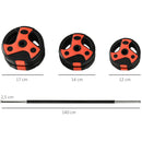 Sportnow Dumbbell Weight Bar Set 1.25 kg 2.5 kg 5 kg for Fitness
