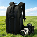 The Back Access | 20-35 L Water-Resistant Camera Backpack with Rain Cover