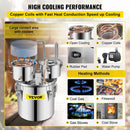 SucceBuy 12L 20L 30L Alcohol Distiller Machine Beer Brewing Equipment DIY Wine Moonshine Apparatus Dispenser Kit