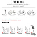 Rhinowalk Bike Bag For Fork Quick Release Bicycle Bag Waterproof 4-6L Electric Scooter Bag Bicycle Front Bag Bikebag Accessories