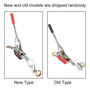 Gear Winch Puller 2/4T Wire Rope Hand Power Puller Tighten Tool  Tightener Double Hook Lifting Tool Heavy Duty Power Puller