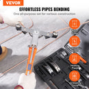 SucceBuy Pipe Tube Bender Ratcheting Reverse Tubing Bending Tools 7 Dies Pipe Cutter for Air Conditioning Refrigerator Repair