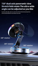 Cooling Magnetic Car Wireless Charger Car Phone Holder Mount Fast Charging for iPhone 15 14 13 Pro Suction Cup Vacuum Foldable
