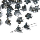 About20Pcs Glass Beads, Small Lily Scattered Beads, Handmade DIY 'Making Couple Bracelets, Necklaces, Earrings, Jewelry Accessor