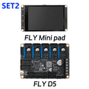 Mellow Fly Mini Pad电阻式/电容式触摸屏Klipper 3.5英寸显示器H3芯片，适用于DIY VzBoT Voron Ender 3 3D打印机
