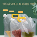 Grains Storage Packaging Bag Rice Dispenser Insect Proof Food Storage Sealed Bag Bean Container Kitchen Organizer with Nozzle