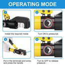 YQK-70 Hydraulic Crimping Tools 10T Cable Lug Crimper Plier Hand Hydraulic Compression Tool Electrical Terminal Cable Wire Tool