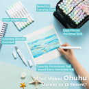 The Pastel Atlas | Ohuhu Honolulu 96-Colour Alcohol Marker Set with Dual Tips