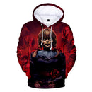 Annabelle 3D Print Hoodies Men Sweatshirt Harajuku Hoody Tracksuits 3D Print Horror Movie Annabelle Hoodie Streetwear Clothes