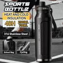 The Arctic Quench | 1L Double-Wall Stainless Insulated Water Bottle