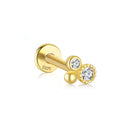 ROXI 925 Silver Smooth Single Row Earring Horse Eye Geometric CZ Earrings For Bride Women Simple Daily Wear Jewelry orecchini