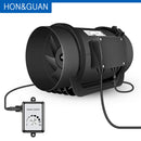Hon&amp;Guan 8 英寸管道风机 0-10V PWM 无级调速控制器 浴室排风扇 EC 马达
