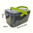22 in 1 Vegetable Chopper with Stainless Steel Blade Adjustable Slicer And Cutter with Drain Rack Storage Container Kitchen Tool