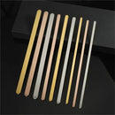 10pcs Stainless Steel Straight Cuff Bangle Blank Plain Rod Bracelet Diy Laser Engraving Bracelet Jewelry Charms Accessories