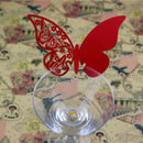 50pcs/set Wedding Table Decoration Place Cards Laser Cut Bird Heart Floral Wine Glass Place Cards For Party Decoration