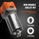 SucceBuy Wood Router 1.25HP 800W Wood Trimmer Combo Tool 30000RPM 6 Variable Speeds for DIY Woodworking Slotting Trimming