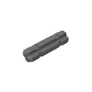 Gobricks 10PCS DIY Part 32062 High-Tech Axle 2 Notched Bricks Building Blocks Educational High-Tech Spare Kid Toy Boy Girls Gift