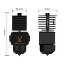 For Bambu Lab A1 mini Extruder Dual Gears Extrusion Motor Hardened Steel with Hotend Kit For  A1/A1mini 3D Printer parts