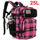 25L GYM Tactical Backpacks for Men Survival Laser Cut Molle Daypack Small Bug Out Bag Hunting Rucksack with Dual Cup Holders