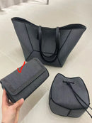 Spring summer casual natural straw leather shoulder strap bag