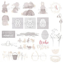 Piggy Craft metal cutting dies cut die mold The new series of Easter Scrapbook paper craft knife mould blade punch stencils dies