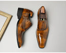 The Milan | Italian Patent Leather Oxford — Hand-Lasted Formal Business Shoe