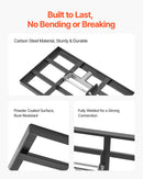 The Grade Line | Carbon-Steel Lawn Leveling Rake with 180-Degree Pivoting Handle