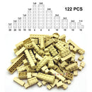 122块厚颗粒积木 12种尺寸 DIY益智创意积木 兼容3001儿童塑料玩具