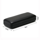 Unisex Glasses Box Lychee Pattern Leather Eyewear Protector Reading Glasses Case Women Men Sunglasses Case Hard Stress Resistant