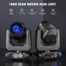 Somspot 180W Moving Head Light Beam Rainbow Effect Stage Lighting Projector for Parties Wedding Church Live Show Bar Club