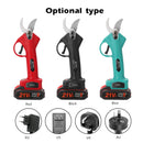 800W Cordless Electric Pruning Shears Electric Pruner Garden Scissors Tools Secateur 21V Rechargeable Battery Pruning Shears