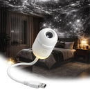 Mini Projector Night Light 2-in-1 Galaxy Star Projector Lamp Adjustable Brightness Home Car Atmosphere Light Kids Gift