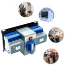4P 63A 220V Dual Power Automatic Transfer Switch Manual/Auto Uninterruptible Emergency Power Supply Change-Over Switch -CB Level