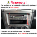 ESSGOO 9Inch 2 DIN Car Stereo Radio Wirless Carplay Android Auto Car Stereo Bluetooth 64G GPS Navigation RDS WiFi USB FM DAB+CAM