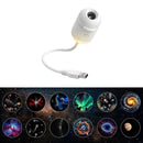 Mini Projector Night Light 2-in-1 Galaxy Star Projector Lamp Adjustable Brightness Home Car Atmosphere Light Kids Gift
