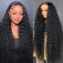 Wigs Human Hair 13x6 Hd Lace Frontal Wig 40 Inch Curly Wig Deep Wave Frontal Wig Water Wave Lace Front Wig Brazilian Hair Wigs