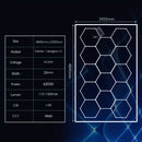 The Hive Mind | 680W Modular Hexagon LED Ceiling System — 14-Panel Workshop & Garage Grid