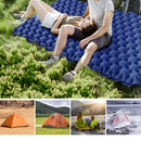 2 Person Camping Mat with Air Pillow Portable Air Mattress Waterproof Backpacking Sleeping Pad
