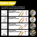 New Plastic Welding Gun Car Bumper Repair Welder Heat Laminator Bumper Repair Kit 400Pcs Repair Nail Multi-function Welder