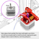 CR10 PRO Upgraded Dual Gear Extruder Double Pulleys Direct Aluminum Extruder for Ender 3/5 CR10S PRO 3D Printer Parts