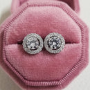 2026 Pink Silver Color Zircon Stud Earrings For Women Earing Girl Party Gift 1 dollar items Gothic freeshipping y2k Jewelry Z7